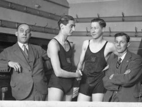 1931 Bertie Wainwright, Norman Wainwright, Bob Leivers & Mr Leivers (poss)
