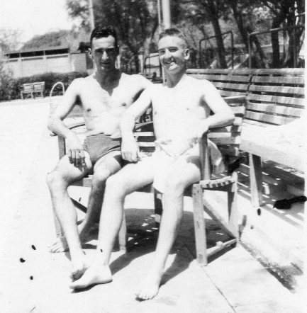 1943 Norman Wainwright with Sgt Norman Hughes in Iraq