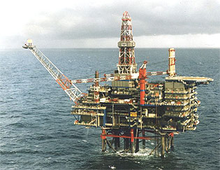 North Sea Oil Rig - Hamish Campbell